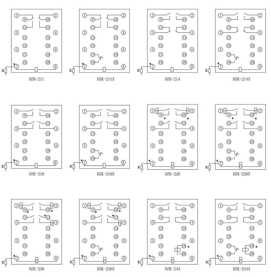 DZK-244X接线图