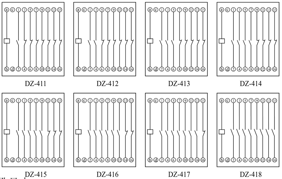 DZ-416内部接线图