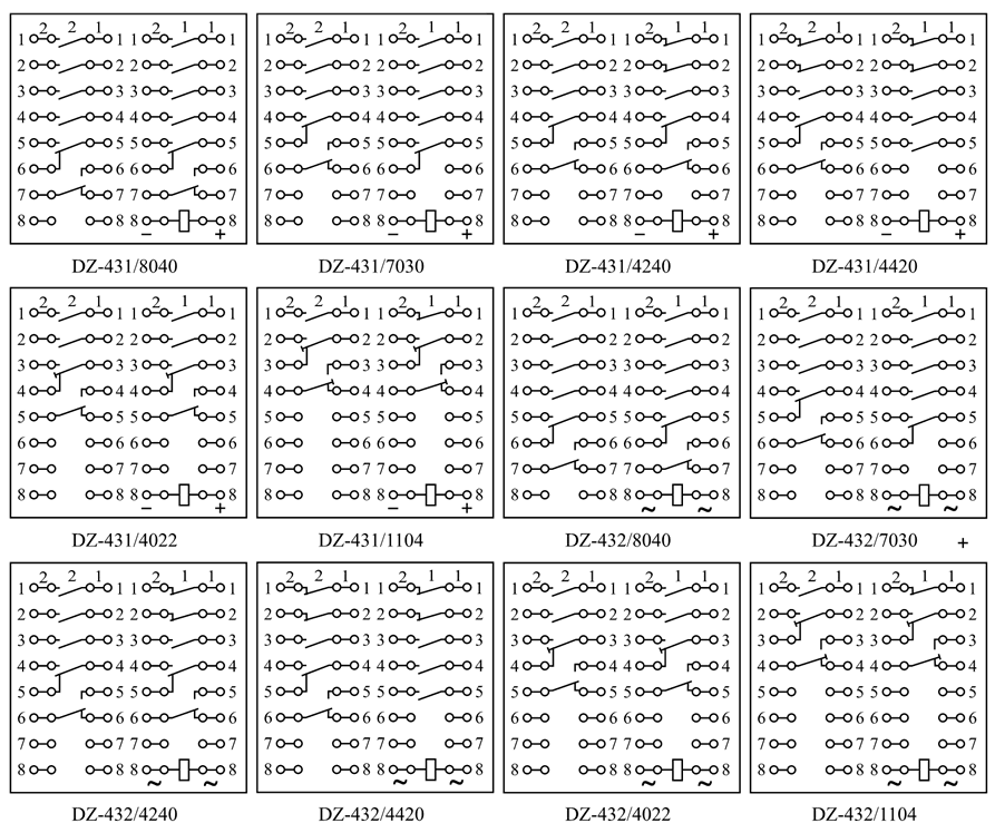DZ-431/7030内部接线图