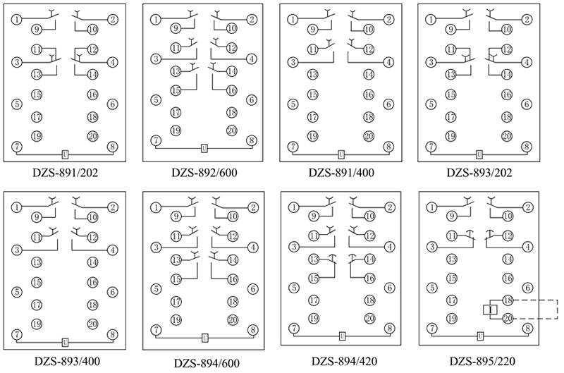 DZS-891/202内部接线图