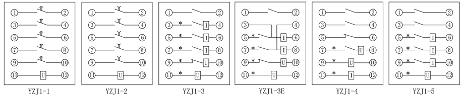 YZJ1-4内部接线图