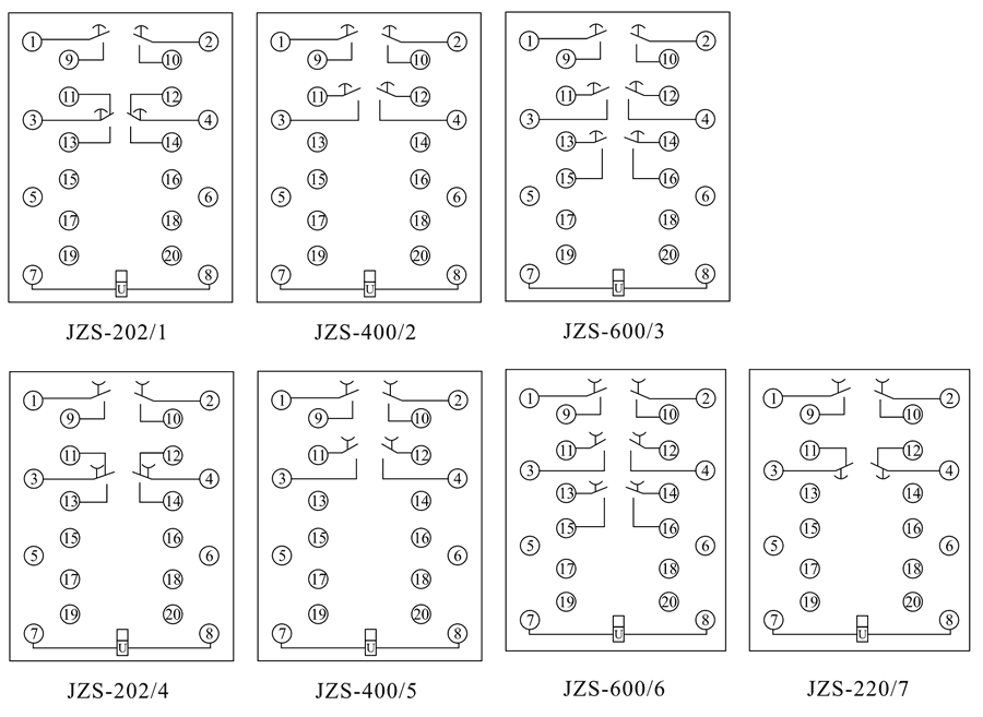 JZS-400/2内部接线图