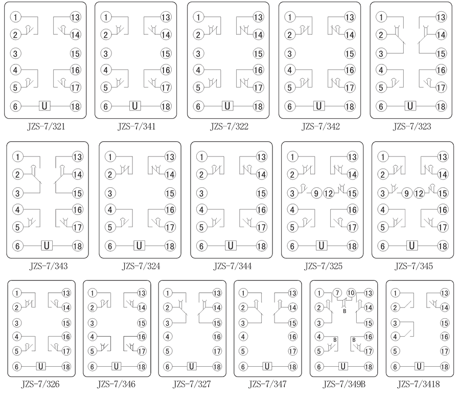 JZS-7/322内部接线图