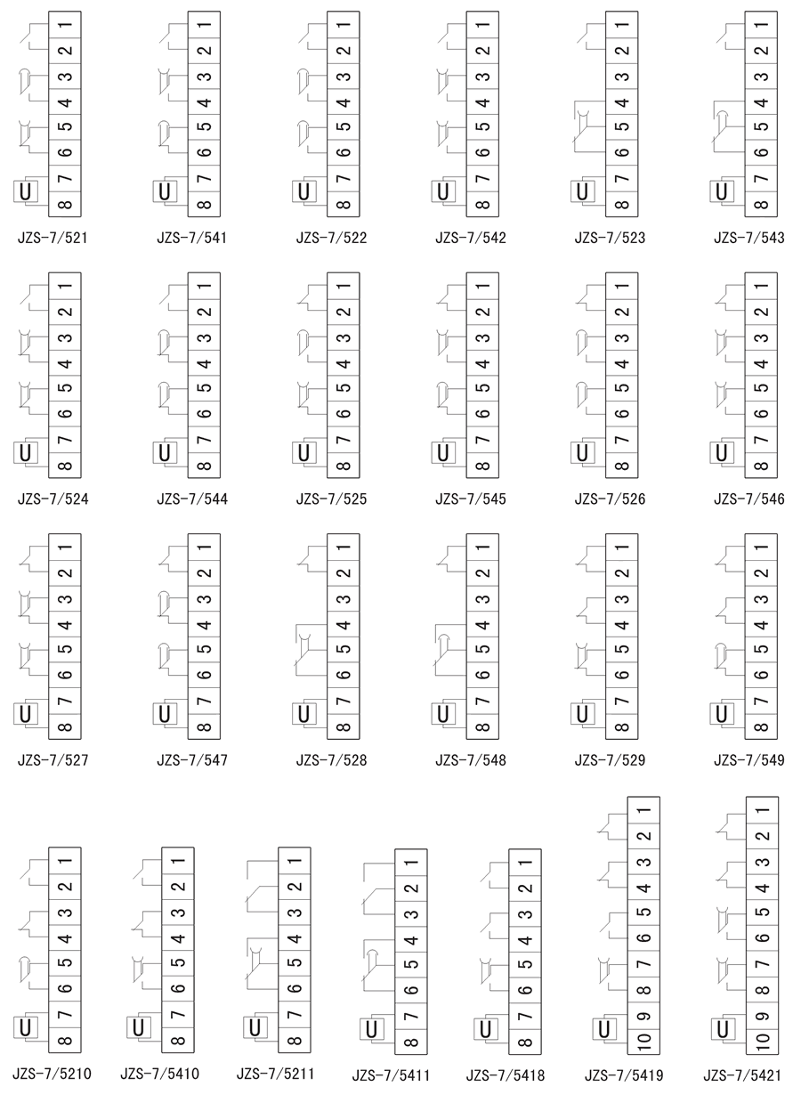 JZS-7/5421内部接线图