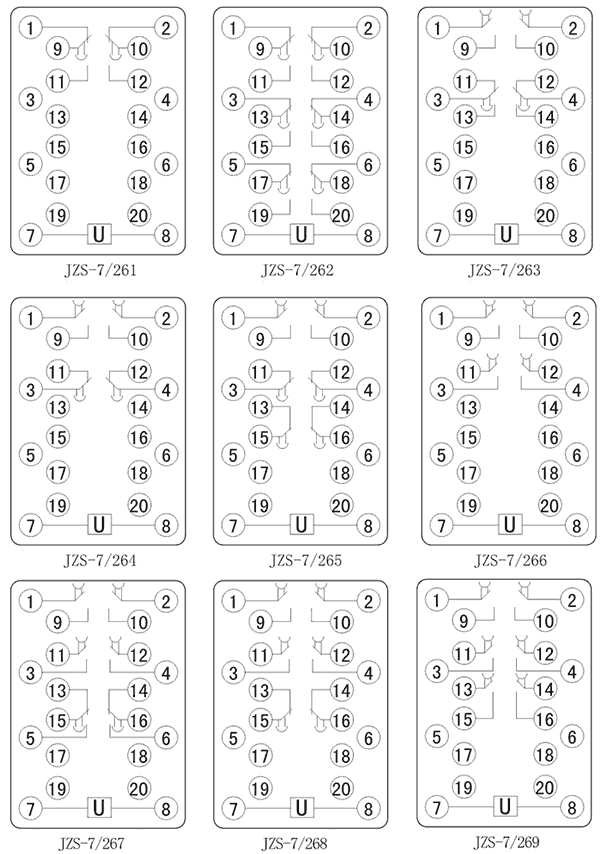 JZS-7/261内部接线图