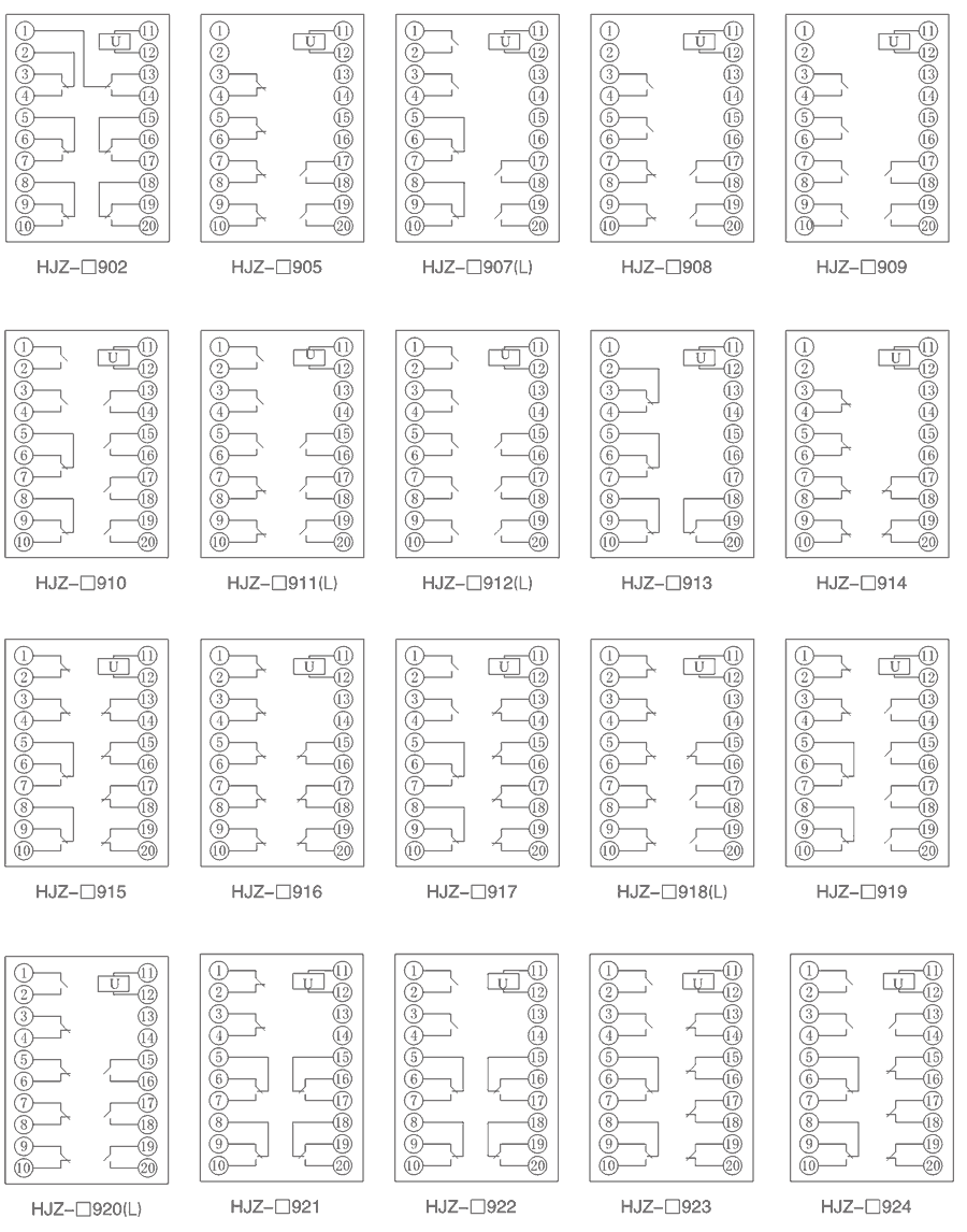 HJZ-J921内部接线图