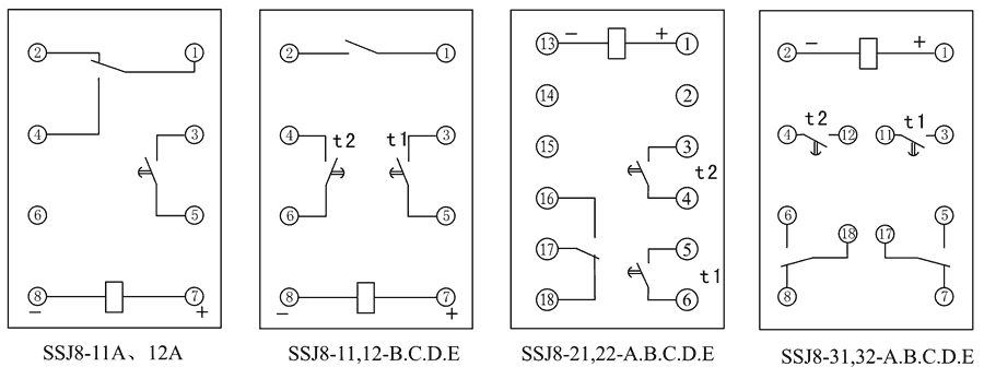 SSJ8-22C内部接线图