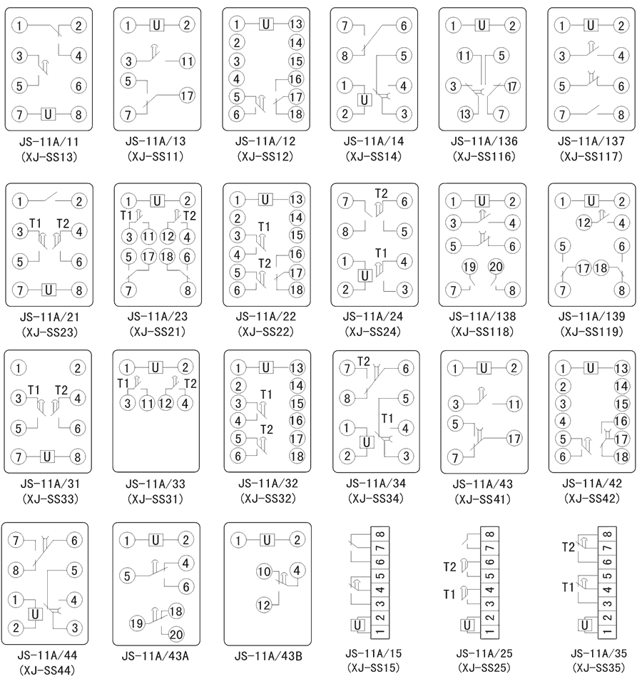 JS-11A/43B内部接线图