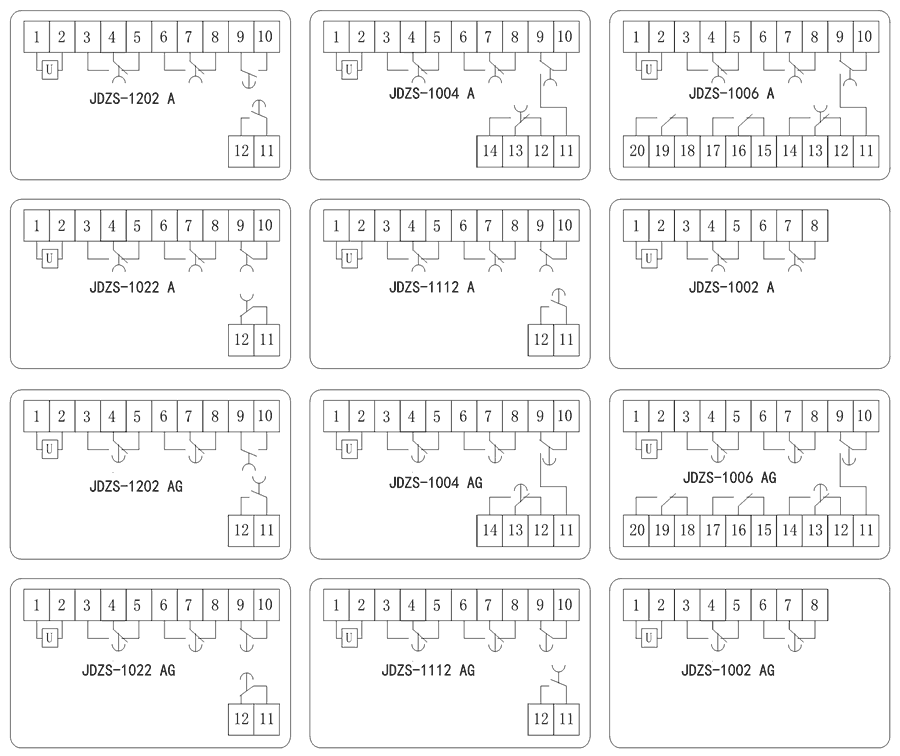 JDZS-1022AG内部接线图