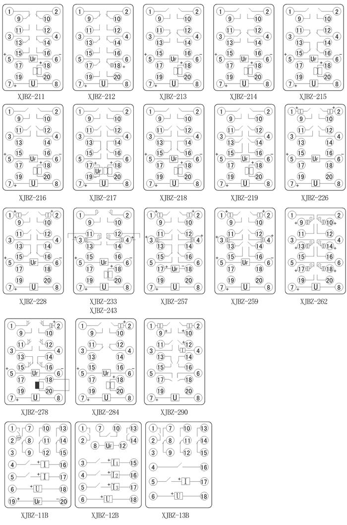 XJBZ-217内部接线图