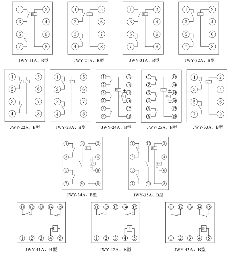 JWY-43A内部接线图