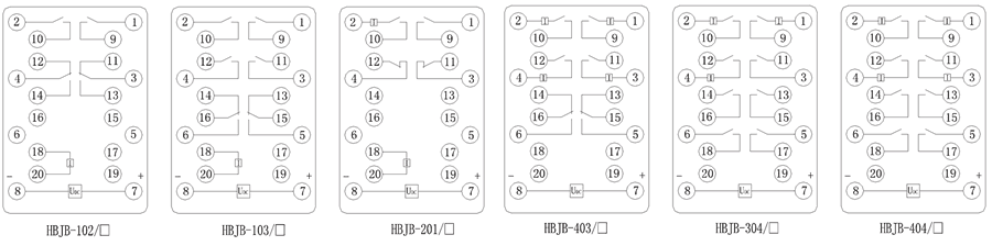 HBJB-304/1内部接线图