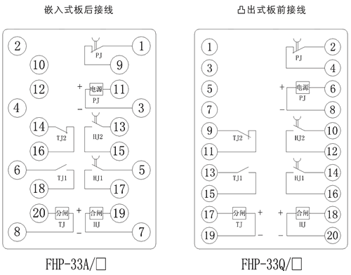 FHP-33Q/2内部接线图