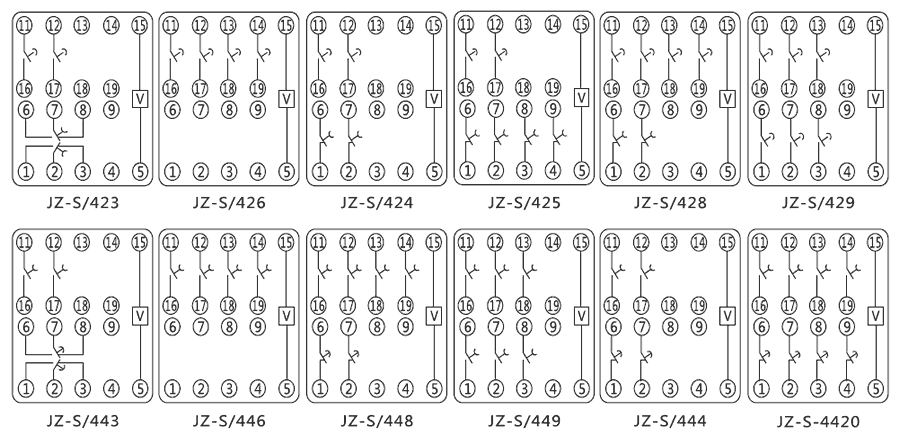 JZ-S/443内部接线图