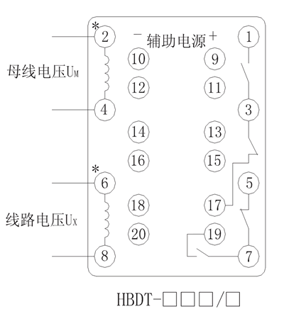 HBDT-23A/4内部接线图